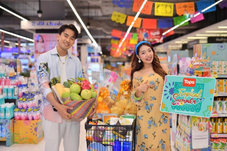 Tops invites customers to shop during the Songkran Festival with Tropical Summer campaign, offering great promotions and items that reaffirm its position as the leader of omnichannel platforms for all generations