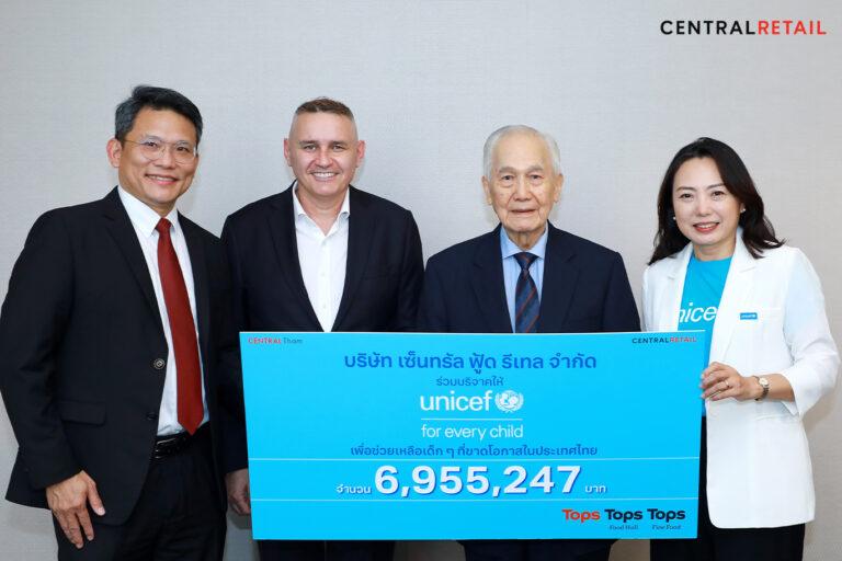 Tops x UNICEF “Every Child Can Read” project donates 6.9 million baht  from inspired customers to elevate literacy of children in Thailand