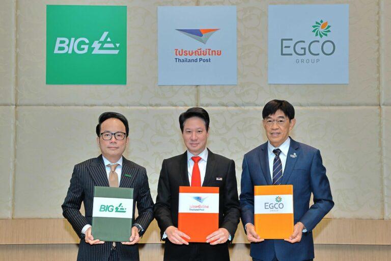 “Thailand Post” Teams Up with “BIG” and “EGCO Group” to Pioneer Hydrogen Energy in Logistics, Gearing Towards Low-Carbon Business