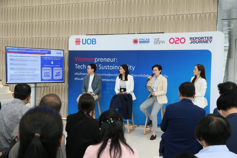 Womenpreneur: Tech and Sustainability เสริมศักยภาพผู้ประกอบการหญิงด้วยเทคโนโลยีและความยั่งยืนWomenpreneur: Tech and Sustainability โดย ยูโอบี ประเทศไทย 