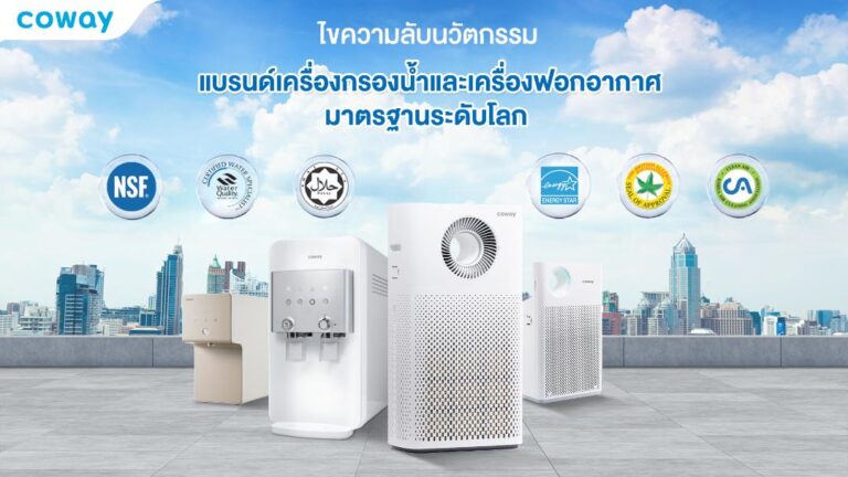 Coway ทุ่ม 1.3 พันล้านบาท พัฒนางานวิจัย ชูเทคโนโลยีเพื่อสุขภาพตอบโจทย์ไลฟ์สไตล์