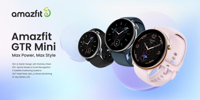 Amazfit GTR Mini สมาร์ทวอทช์ จัดเต็มทั้งฟีเจอร์แน่น แบตทน และดีไซน์สวย