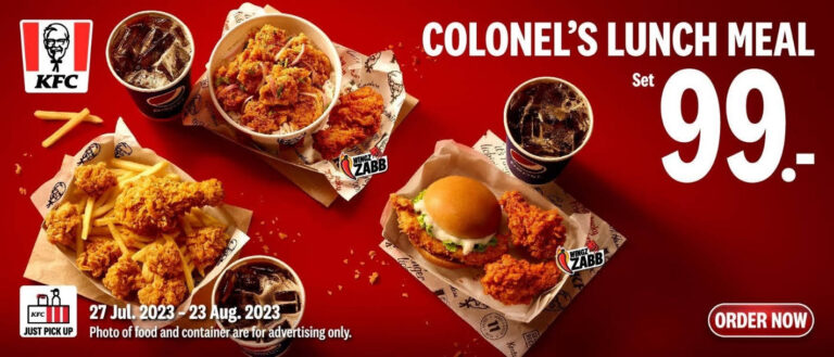 ผู้พันสร้างกระแสบนออนไลน์ ประกาศกอบกู้มื้อเที่ยงของคนไทยด้วยชุด “KFC มื้อเที่ยงผู้พัน”