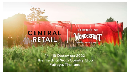 Central Retail x Wonderfruit 2023 จัดเต็มประสบการณ์สุดเอ็กคลูซีฟบนวิถีแห่งความยั่งยืนที่ Sensory Space