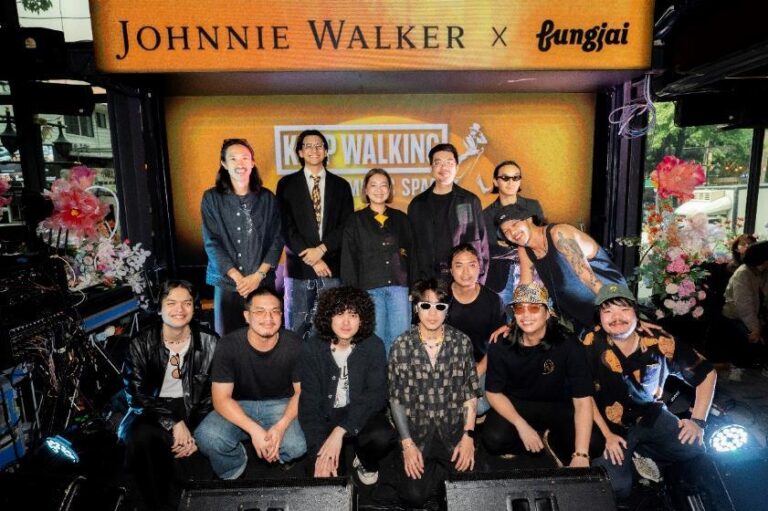 จอห์นนี่ วอล์กเกอร์ จับมือ ฟังใจ เปิดตัวแคมเปญ Johnnie Walker x Fungjai Presents KEEP WALKING Music Space