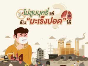 ไม่สูบบุหรี่ แต่เป็น “มะเร็งปอด” ได้? เพราะฝุ่นที่คุณหายใจไม่ใช่อากาศบริสุทธิ์