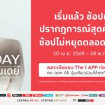 เริ่มแล้ววันนี้! The 1 Day 2026 ปรากฏการณ์สุดคุ้มแห่งปี ช้อปไม่หยุดตลอดทั้งเดือน รับคูปองแทนเงินสดสูงสุด 600 บาท ไม่มีขั้นต่ำ พร้อมสินค้าราคาสมาชิก