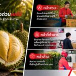 ไปรษณีย์ไทย ชู 3 กลยุทธ์ “หน้าสวน–หน้าที่ทำการ–หน้าบ้าน” หนุน “หน้าทุเรียน” และผลไม้ฤดูร้อนตลอดซีซั่น  พร้อมเดินหน้าใช้ EMS ส่งด่วนผลไม้ช่วยระบายผลผลิตทั่วประเทศ