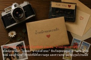 เมื่อคำว่ารักเบาเกินไปในโลกดิจิทัล ชวนเติม “น้ำหนักของความรัก” สไตล์อะนาล็อก ในเพลง “ฝากส่งด้วยนะ” ซิงเกิลสุดอบอุ่นจาก “บอย โกสิยพงษ์ และเจ้านาย” การส่งที่มีทั้งความคูล และความหมายผ่านบุรุษไปรษณีย์