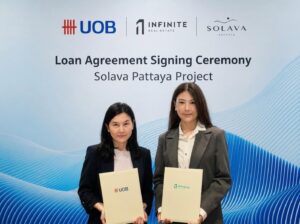 อินฟินิท เรียลเอสเตท รับการสนับสนุนวงเงินสินเชื่อ 240 ล้านบาทจาก UOB เดินหน้าพัฒนา SOLAVA PATTAYA ตอกย้ำศักยภาพธุรกิจอสังหาริมทรัพย์ลักชัวรี