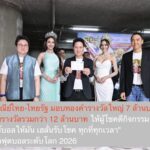 ไปรษณีย์ไทย-ไทยรัฐ มอบทองคำรางวัลใหญ่ 7 ล้านบาท พร้อมรางวัลรวมกว่า 12 ล้านบาท ให้ผู้โชคดีกิจกรรม “เชียร์บอลให้มัน เฮลั่นรับโชค ทุกที่ทุกเวลา” ในศึกฟุตบอลระดับโลก 2026
